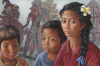 Three Children from Bali